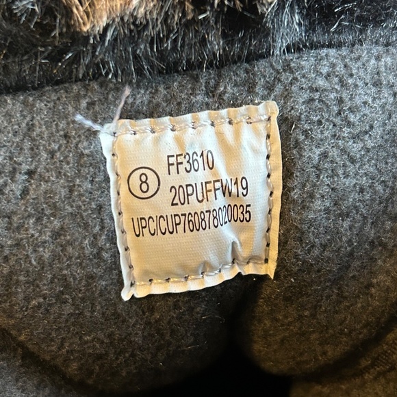 Ice Fields Women’s Puff Quilted Waterproof Boot Faux Fur Trim Size 8 - Picture 11 of 13